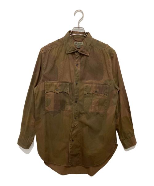 NIGEL CABOURN（ナイジェルケーボン）NIGEL CABOURN (ナイジェルケーボン) 40'sブリティッシュアーミーシャツ ブラウン サイズ:50の古着・服飾アイテム