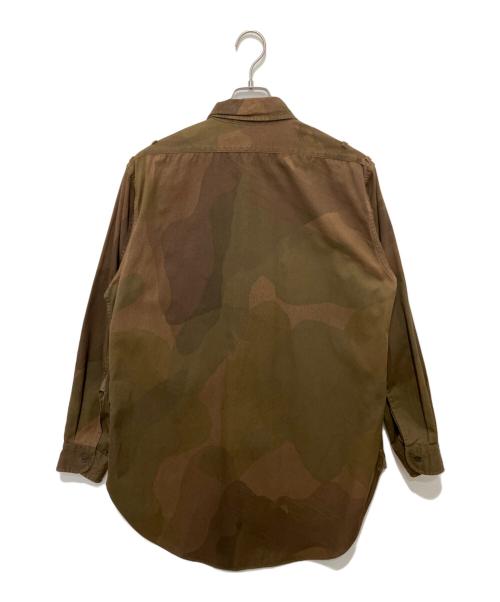 NIGEL CABOURN（ナイジェルケーボン）NIGEL CABOURN (ナイジェルケーボン) 40'sブリティッシュアーミーシャツ ブラウン サイズ:50の古着・服飾アイテム