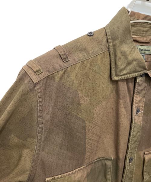NIGEL CABOURN（ナイジェルケーボン）NIGEL CABOURN (ナイジェルケーボン) 40'sブリティッシュアーミーシャツ ブラウン サイズ:50の古着・服飾アイテム