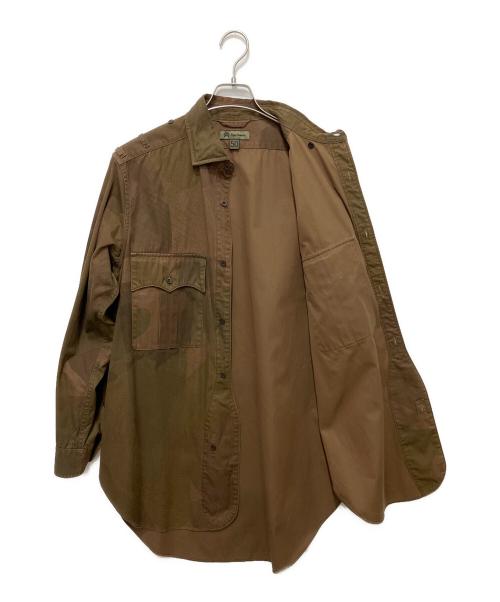 NIGEL CABOURN（ナイジェルケーボン）NIGEL CABOURN (ナイジェルケーボン) 40'sブリティッシュアーミーシャツ ブラウン サイズ:50の古着・服飾アイテム