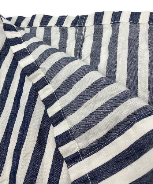 NIGEL CABOURN（ナイジェルケーボン）NIGEL CABOURN (ナイジェルケーボン) ストライプシャツワンピース　8038-08-00001 ネイビー×ホワイト サイズ:10の古着・服飾アイテム