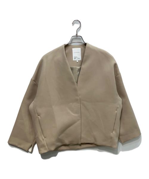 ELENDEEK（エレンディーク）ELENDEEK (エレンディーク) フォルムショートコート ベージュ サイズ:Fの古着・服飾アイテム