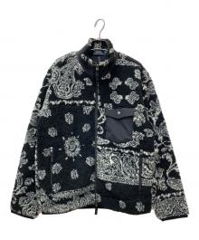 POLO RALPH LAUREN（ポロ・ラルフローレン）の古着「バンダナパターンド ハイブリッド ジャケット」｜ブラック