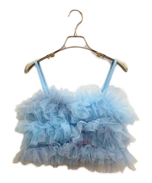 VIVIANO（ヴィヴィアーノ）VIVIANO (ヴィヴィアーノ) JURK Tulle Bustier ライトブルー サイズ:Freeの古着・服飾アイテム