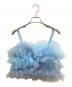 VIVIANO（ヴィヴィアーノ）の古着「Tulle Bustier」｜ライトブルー