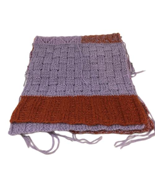 UGLY SWEATER CLUB（アグリーセータークラブ）UGLY SWEATER CLUB (アグリーセータークラブ) BONKERS マフラー ラベンダーの古着・服飾アイテム