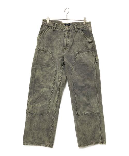 X-LARGE（エクストララージ）X-LARGE (エクストララージ) OVERDYED WORK PANTS オリーブ サイズ:34の古着・服飾アイテム