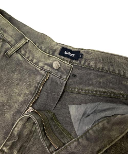 X-LARGE（エクストララージ）X-LARGE (エクストララージ) OVERDYED WORK PANTS オリーブ サイズ:34の古着・服飾アイテム
