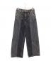jieda（ジエダ）の古着「Switching Zip Denim Pants」｜グレー