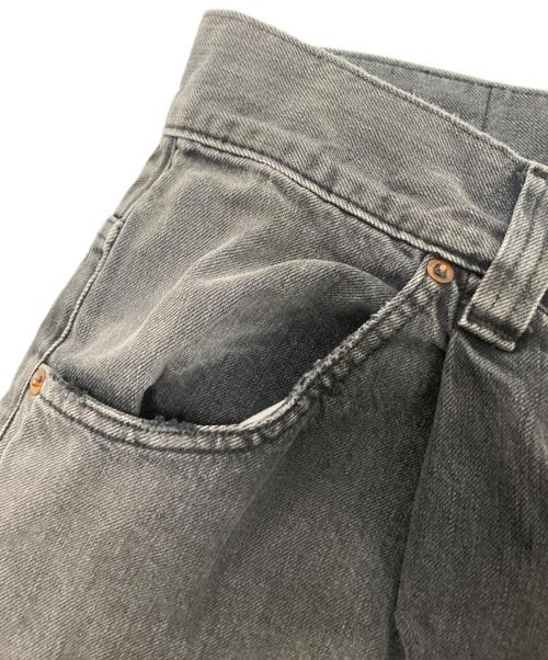 jieda（ジエダ）jieda (ジエダ) 2Tone Baggy Denim Pants ブラック サイズ:2の古着・服飾アイテム