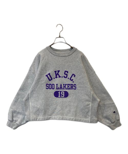 Champion REVERSE WEAVE（チャンピオン リバース ウィーブ）Champion REVERSE WEAVE (チャンピオン リバース ウィーブ) JOURNAL STANDARD relume (ジャーナルスタンダード レリューム) 11.5ozスウェット CWSY005 グレー サイズ:Lの古着・服飾アイテム