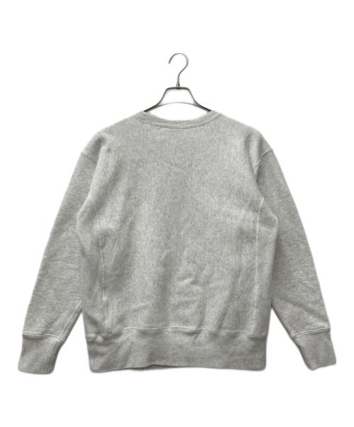 Champion REVERSE WEAVE（チャンピオン リバース ウィーブ）Champion REVERSE WEAVE (チャンピオン リバース ウィーブ) カレッジロゴスウェット ライトグレー サイズ:Mの古着・服飾アイテム