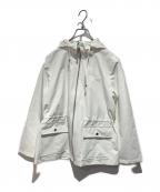 LAUREN RALPH LAURENローレンラルフローレン）の古着「フルジップ フーデッド ジャケット」｜ホワイト