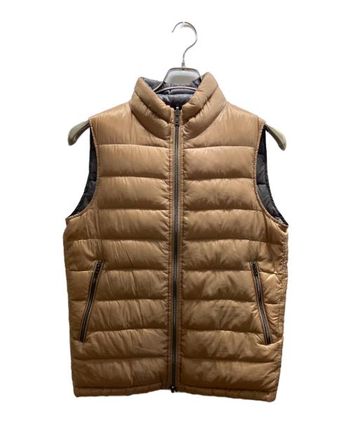 HERNO（ヘルノ）HERNO (ヘルノ) リバーシブルダウンベスト ベージュ サイズ:44の古着・服飾アイテム