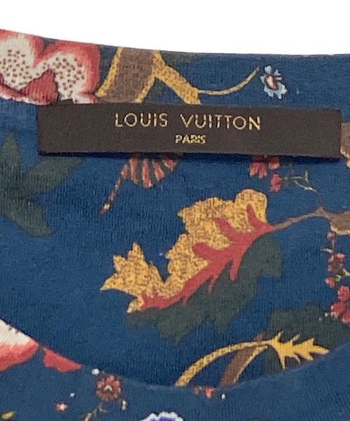 LOUIS VUITTON（ルイ ヴィトン）LOUIS VUITTON (ルイ ヴィトン) 総柄Tシャツ ネイビー サイズ:Sの古着・服飾アイテム