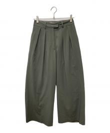 GALLARDA GALANTE（ガリャルダガランテ）の古着「ダブルタックパンツ」｜グレー