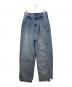 YENN（イエン）の古着「HIGH RISE TUCK WIDE PANTS」｜インディゴ