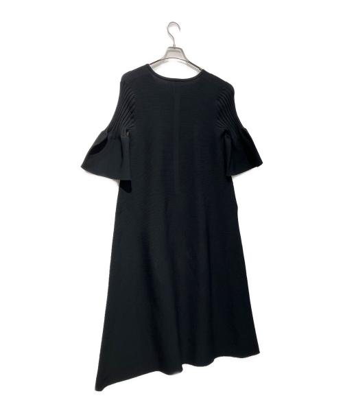 CFCL（シーエフシーエル）CFCL (シーエフシーエル) POTTERY SHORT BELL SLEEVE FLARE DRESS　CF009KH063 ブラック サイズ:1の古着・服飾アイテム