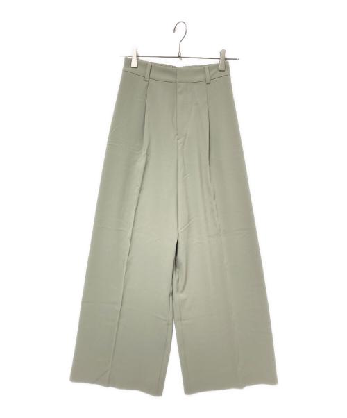 COLLAGE GALLARDAGALANTE（コラージュ ガリャルダガランテ）COLLAGE GALLARDAGALANTE (コラージュ ガリャルダガランテ) ジャージワイドパンツ カーキ 未使用品の古着・服飾アイテム