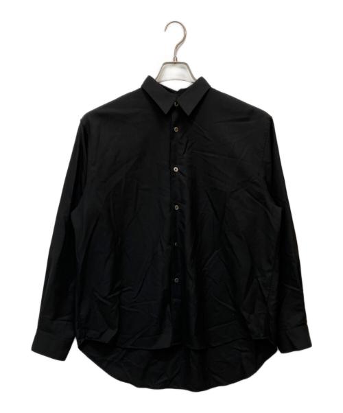 mb（エムビー）mb (エムビー) ハイエンド尾州ウールシャツ ブラック サイズ:Sの古着・服飾アイテム