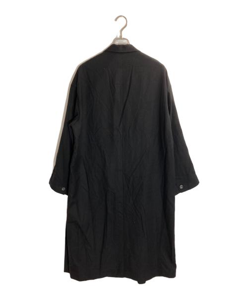 THE RERACS（ザ リラクス）THE RERACS (ザ リラクス) ライトメルトンオーバーチェスターコート ブラック サイズ:46の古着・服飾アイテム