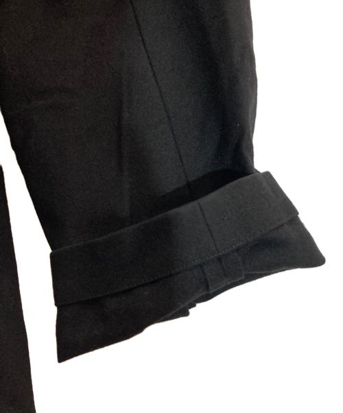 THE RERACS（ザ リラクス）THE RERACS (ザ リラクス) ライトメルトンオーバーチェスターコート ブラック サイズ:46の古着・服飾アイテム