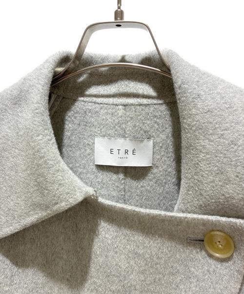 ETRE TOKYO（エトレトウキョウ）ETRE TOKYO (エトレトウキョウ) リバートレンチコート 1222400047 グレー サイズ:Sの古着・服飾アイテム