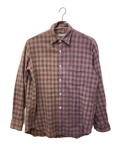 COMME des GARCONS HOMME（コムデギャルソン オム）COMME des GARCONS HOMME (コムデギャルソン オム) チェックシャツ ブラウン サイズ:不明の古着・服飾アイテム