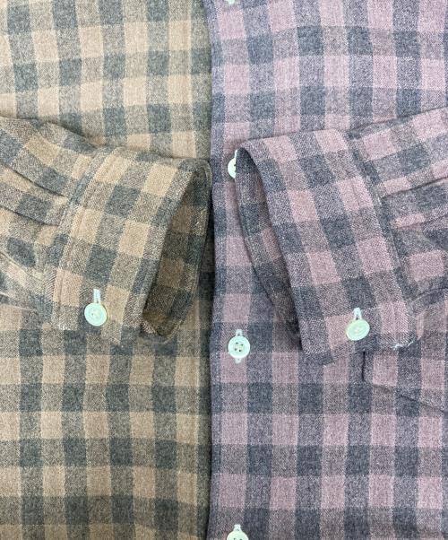 COMME des GARCONS HOMME（コムデギャルソン オム）COMME des GARCONS HOMME (コムデギャルソン オム) チェックシャツ ブラウン サイズ:不明の古着・服飾アイテム