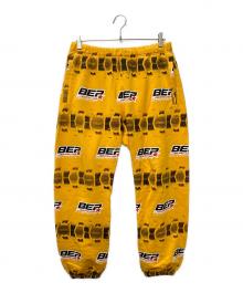 THE BLACK EYE PATCH（ブラックアイパッチ）の古着「Jeans Tire Bordered Sweatpants」｜オレンジ