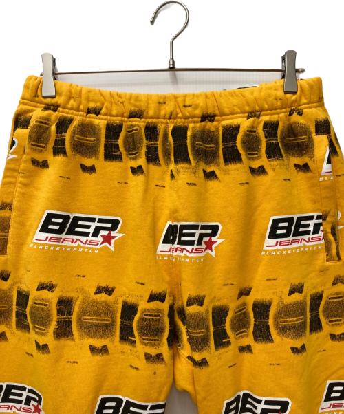 THE BLACK EYE PATCH（ブラックアイパッチ）THE BLACK EYE PATCH (ブラックアイパッチ) Jeans Tire Bordered Sweatpants オレンジ サイズ:Lの古着・服飾アイテム