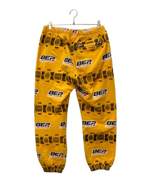 THE BLACK EYE PATCH（ブラックアイパッチ）THE BLACK EYE PATCH (ブラックアイパッチ) Jeans Tire Bordered Sweatpants オレンジ サイズ:Lの古着・服飾アイテム