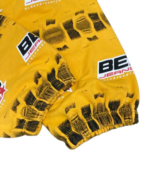 THE BLACK EYE PATCH（ブラックアイパッチ）THE BLACK EYE PATCH (ブラックアイパッチ) Jeans Tire Bordered Sweatpants オレンジ サイズ:Lの古着・服飾アイテム