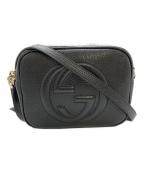 GUCCIグッチ）の古着「ショルダーバッグ」｜ブラック