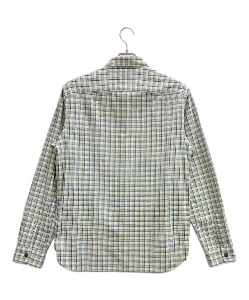 RRL（ダブルアールエル）RRL (ダブルアールエル) ALASKA PLAID WORKSHIRT ホワイト サイズ:Mの古着・服飾アイテム