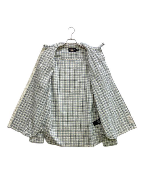 RRL（ダブルアールエル）RRL (ダブルアールエル) ALASKA PLAID WORKSHIRT ホワイト サイズ:Mの古着・服飾アイテム