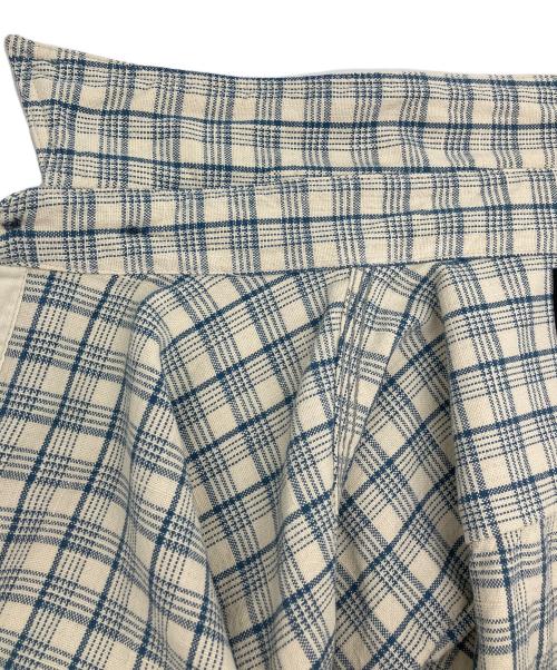 RRL（ダブルアールエル）RRL (ダブルアールエル) ALASKA PLAID WORKSHIRT ホワイト サイズ:Mの古着・服飾アイテム