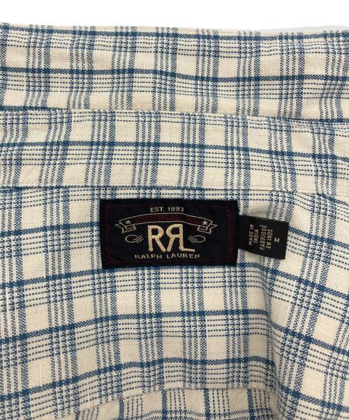 RRL（ダブルアールエル）RRL (ダブルアールエル) ALASKA PLAID WORKSHIRT ホワイト サイズ:Mの古着・服飾アイテム
