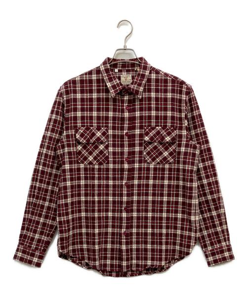 LEVI'S VINTAGE CLOTHING（リーバイス ビンテージ クロージング）LEVI'S VINTAGE CLOTHING (リーバイス ビンテージ クロージング) CHICAGO SHORT HORN SHIRT ボルドー サイズ:Mの古着・服飾アイテム
