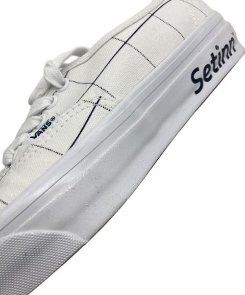 VANS（ヴァンズ）VANS (ヴァンズ) Setinn (セットイン) Lx Authentic 44 ホワイト サイズ:25.5㎝の古着・服飾アイテム