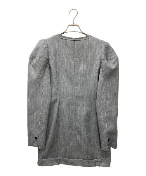 JOSE MOON（ジョゼムーン）JOSE MOON (ジョゼムーン) POWER SHOULDER HANDSOME DRESS 1725130231 グレー サイズ:Ｆの古着・服飾アイテム