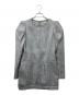 JOSE MOON（ジョゼムーン）の古着「POWER SHOULDER HANDSOME DRESS 1725130231」｜グレー