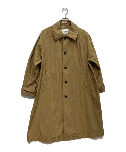 BEAMS BOY（ビームスボーイ）BEAMS BOY (ビームスボーイ) コットン ナイロン ミリタリー ステンカラー コート　25AW カーキ サイズ:Freeの古着・服飾アイテム