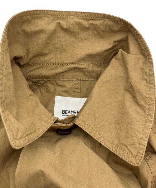 BEAMS BOY（ビームスボーイ）BEAMS BOY (ビームスボーイ) コットン ナイロン ミリタリー ステンカラー コート　25AW カーキ サイズ:Freeの古着・服飾アイテム