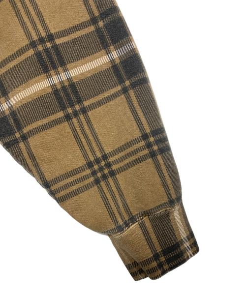 SUPREME（シュプリーム）SUPREME (シュプリーム) 21SS Plaid Crewneck ブラウン サイズ:Mの古着・服飾アイテム