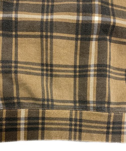 SUPREME（シュプリーム）SUPREME (シュプリーム) 21SS Plaid Crewneck ブラウン サイズ:Mの古着・服飾アイテム