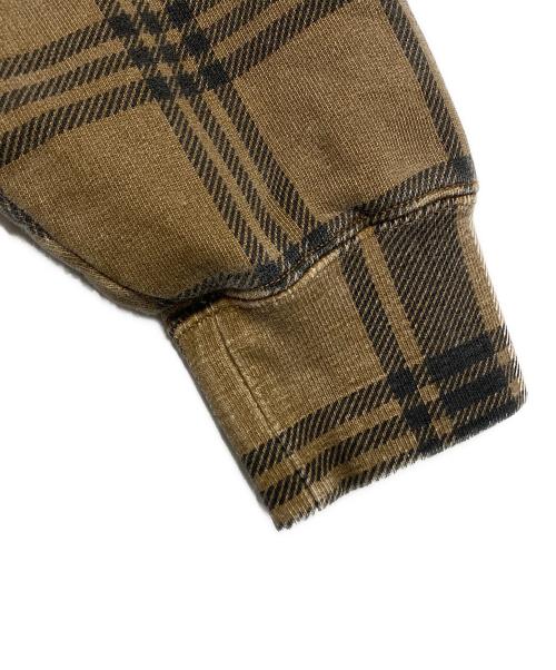 SUPREME（シュプリーム）SUPREME (シュプリーム) 21SS Plaid Crewneck ブラウン サイズ:Mの古着・服飾アイテム