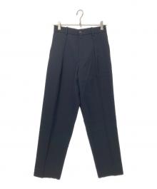 MARKAWARE（マーカウェア）の古着「PLEATED FRONT PEGTOP」｜ブラック