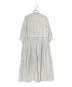 BALLSEY (ボールジィ) スパンブロード バックプリーツシャツワンピース ホワイト サイズ:36：9000円