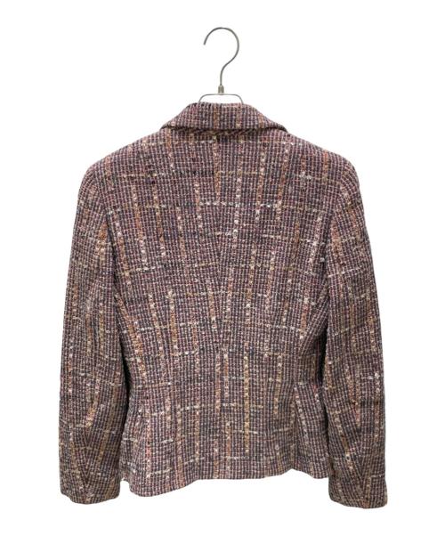 DOLCE & GABBANA（ドルチェ＆ガッバーナ）DOLCE & GABBANA (ドルチェ＆ガッバーナ) ツイードヴィンテージセットアップ レッド サイズ:40の古着・服飾アイテム